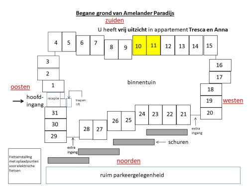Plan der Amelander Paradijs Komplex